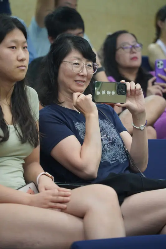 Parents in the audience