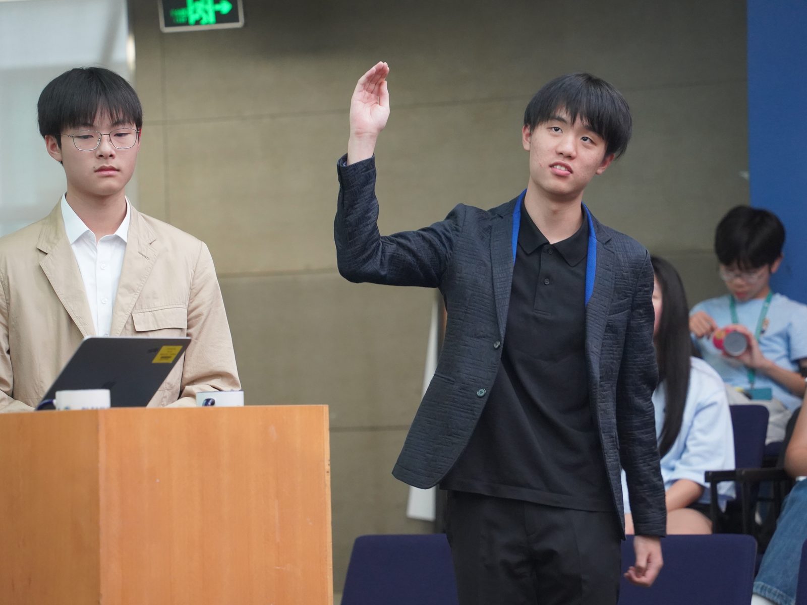 A team pitching at the International School of Beijing, summer 2026
